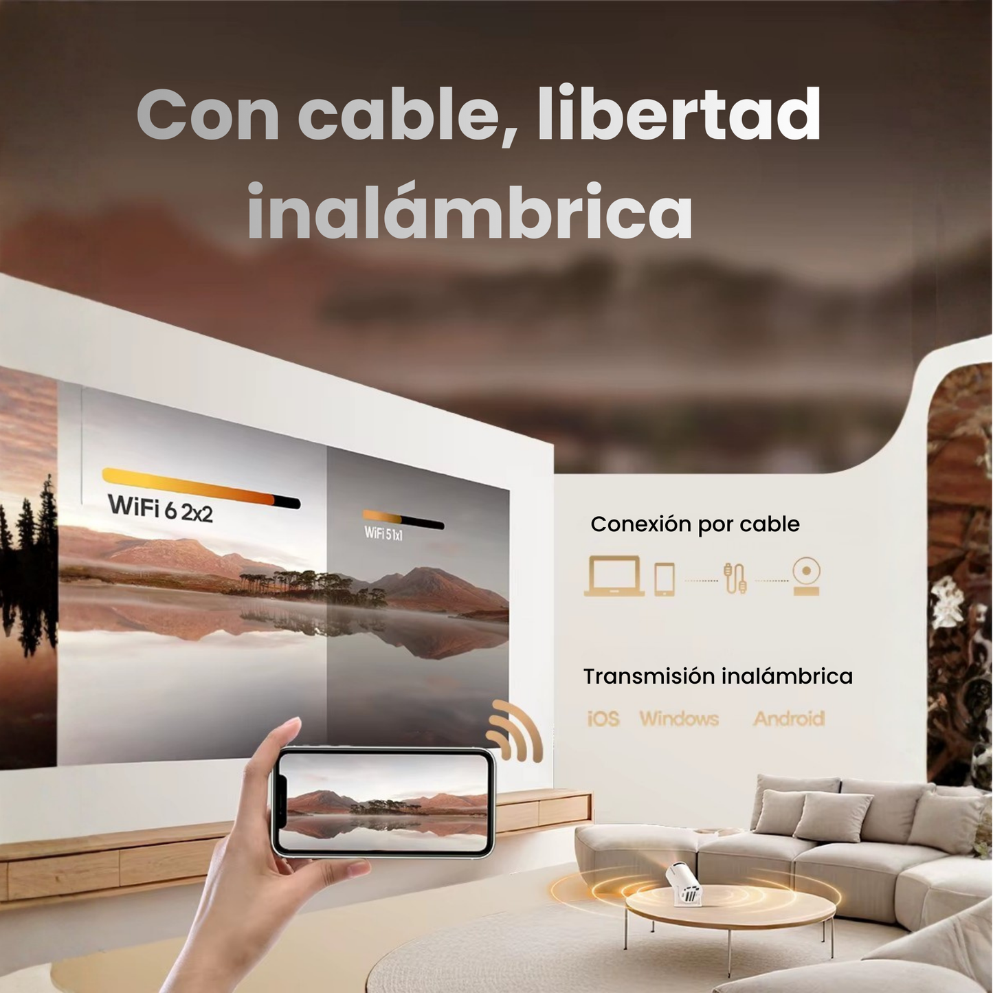 Proyector MAGCUBIC 8K